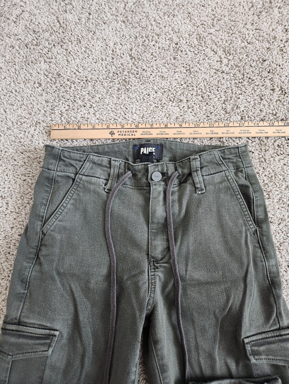 Paige Christy Cargo Pants Size 25 - Picture 6 of 8